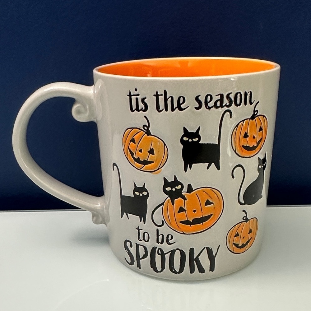 NWT Eli + Ana Cat Halloween Spooky Mug